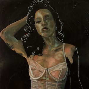 Oil Painting, Original, Dark Art, Noir, Canvas, Dark Art, Contemporary, Modern, Goth