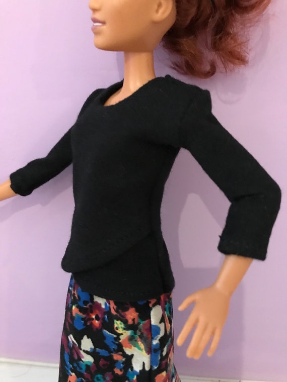 Barbie doll top fits Barbie. Handmade top. Clothing fits | Etsy