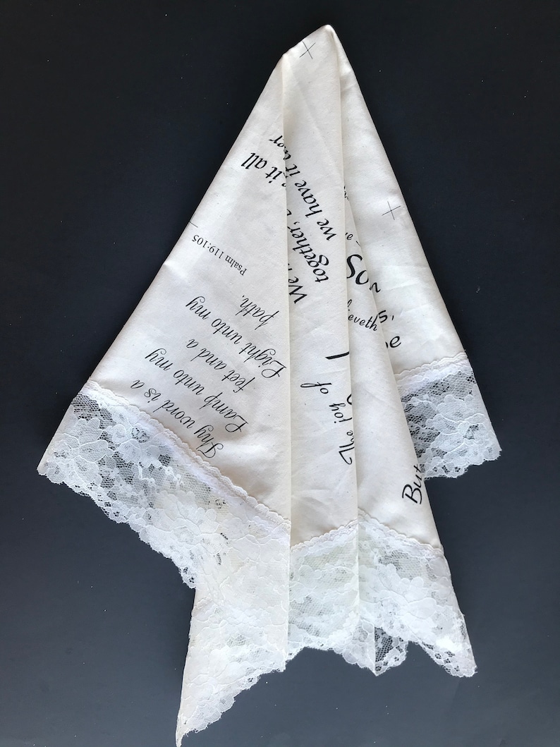 Church Lap Scarf/prayer Cloth Scriptures and Words of Etsy
