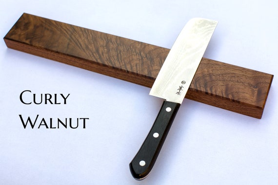 Walnut Magnetic Knife Rack by Japan West Tools