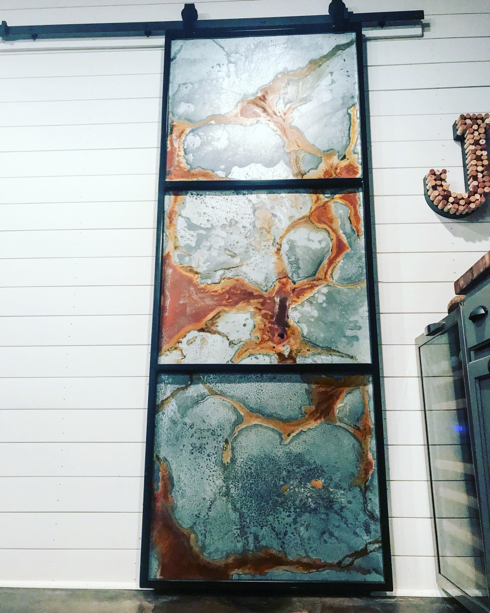 Industrial Metal Barn Door Etsy