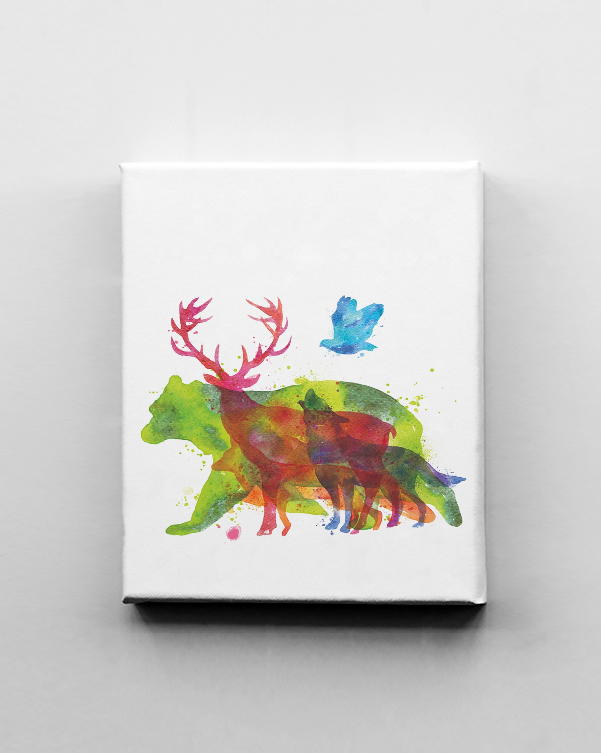 Watercolor animals watercolor animal art watercolor animal | Etsy