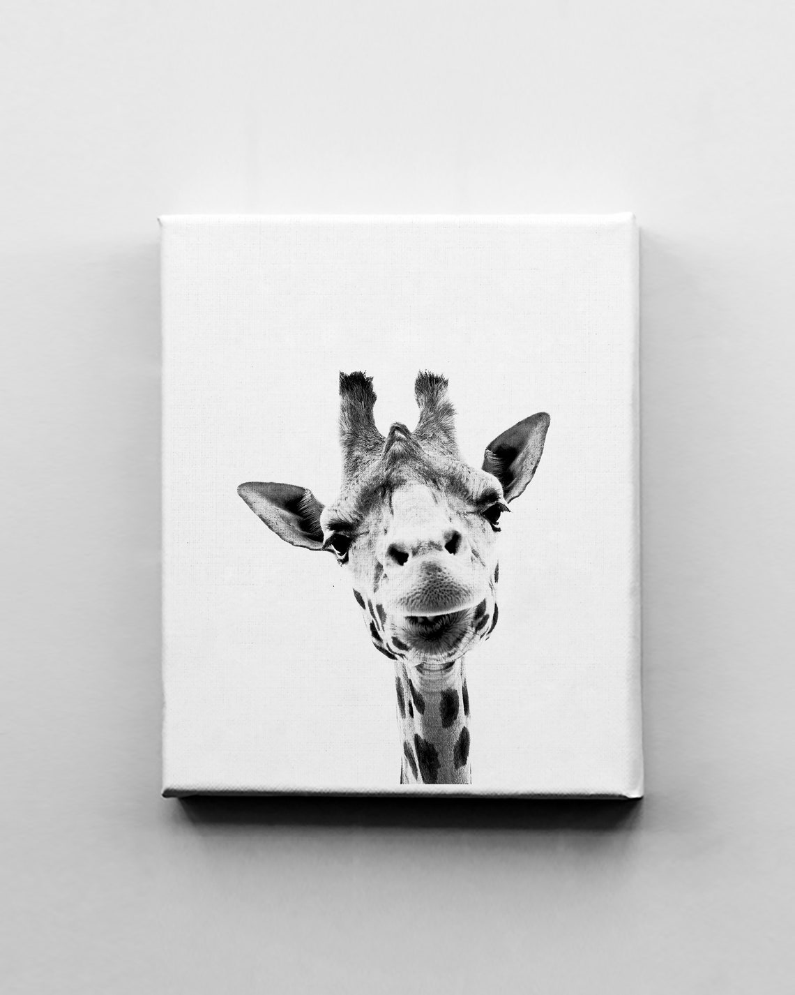 Giraffe Wall Art Animal Prints for Nursery Giraffe Print Etsy