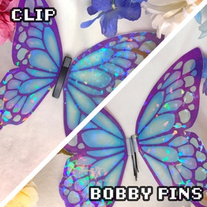 Holographic Translucent Butterfly Wings Accessory image 2