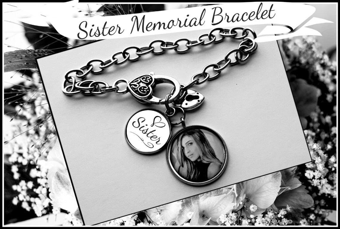 Sister memorial bracelet discount