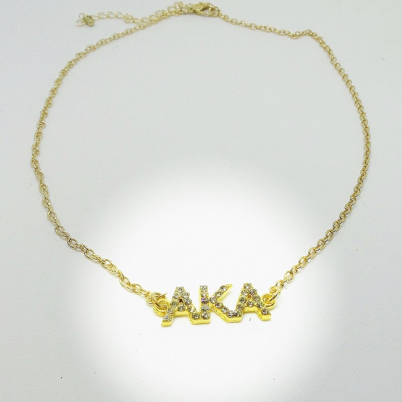 Aka Necklace Alpha Kappa 18 In Pendant Image 0