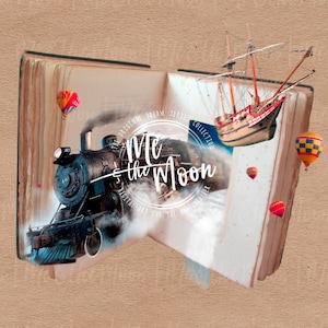STORY BOOK Fantasy / PNG / Overlay / Design element