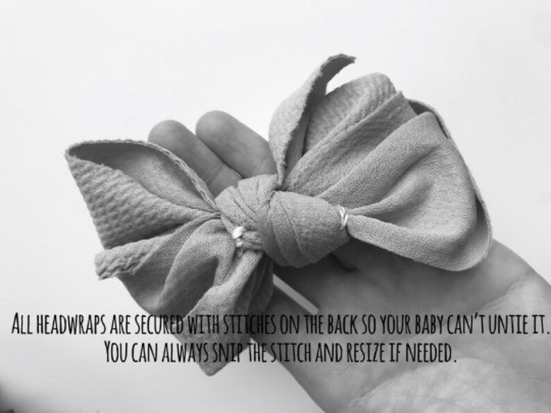 Stretchy Nude Waffle Head wrap Big Bows for Girls Infant Baby Bows Fall Bows Little Girl Bows Headbands /& Turbans