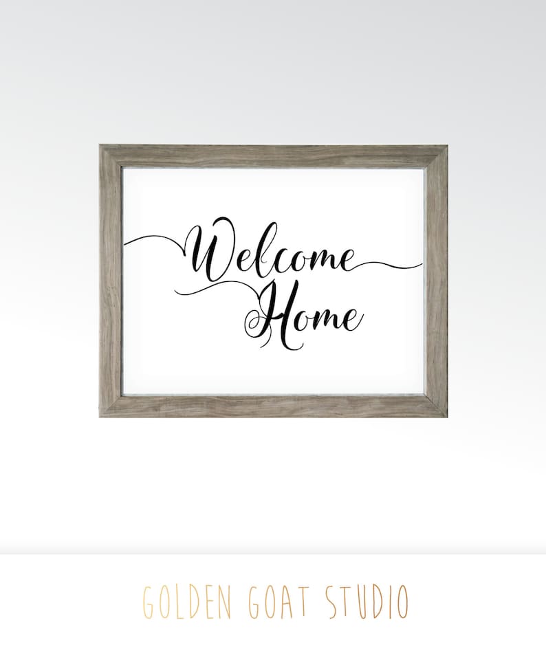 Welcome House Indication - Printable Electronic Artwork - Quick Down load Many Measurements - Wall Decor Claiming Estimate - Very simple Enjoyable Script - Black and White photograph about Welcome Home Sign Printable named Welcome Dwelling Indicator - Printable Electronic Artwork - Immediate Down load Many Dimensions - Wall Decor Proclaiming Estimate - Basic Exciting Script - Black and White