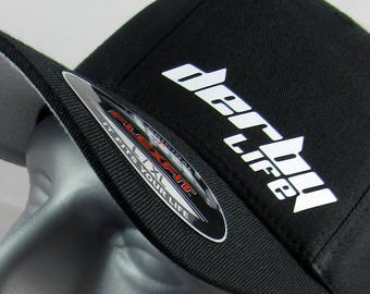 Derby Life Flex-Fit Hat: Racing Sports Cap