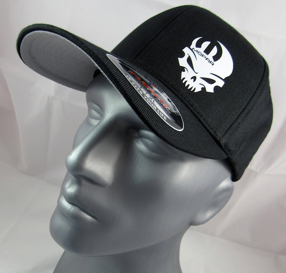 Mopar Skull Flex-fit Custom Fitted Hat, Skull Cap, Racing Sports Cap,  Racing Hat, Dodge, Neon, Charger, Challenger, R/t - Etsy | Flex Caps