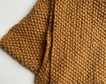 Modernes Stricktuch-Muster: Anfängerfreundlich (PDF-Muster)