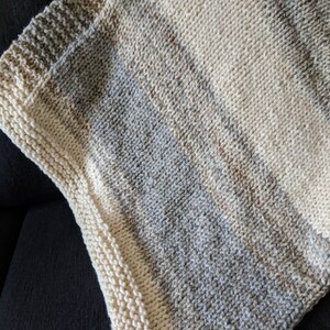 Knitting Pattern, Neutral Throw Blanket Pattern, Beginner Knitting Pattern, Easy Knitting Pattern, Light Weight Knitting Pattern image 6
