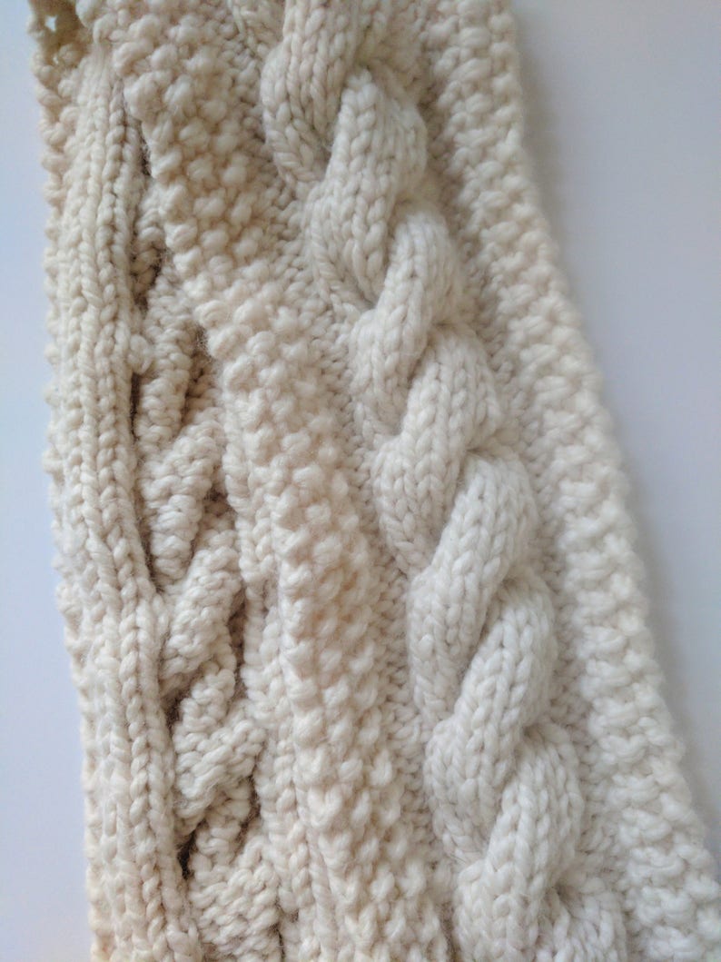 Knitting Pattern, Scarf Knitting Pattern, Intermediate Knitting Pattern, Knit Scarf Pattern