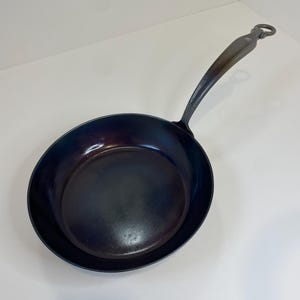9&quot; in. Carbon Steel - Deep Skillet - Hand Forged