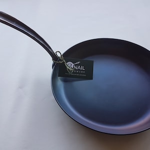 11&quot; in. Carbon Steel - Shallow Fry Pan (Skillet) - Hand Forged