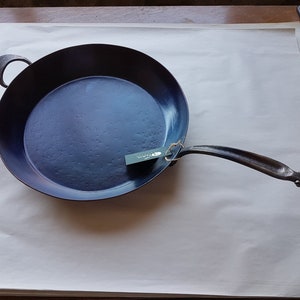 15&quot; Carbon Steel - Deep Skillet - Hand Forged