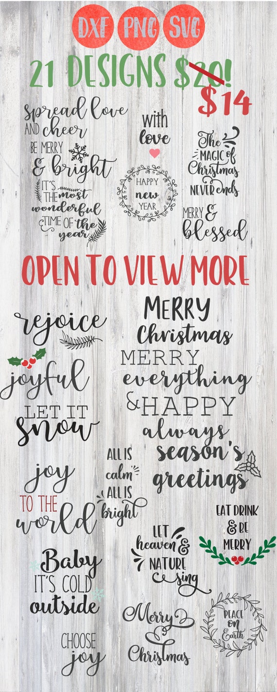 Download Christmas Svg Bundle Save Holiday Bundle Vector Xmas Svg Etsy