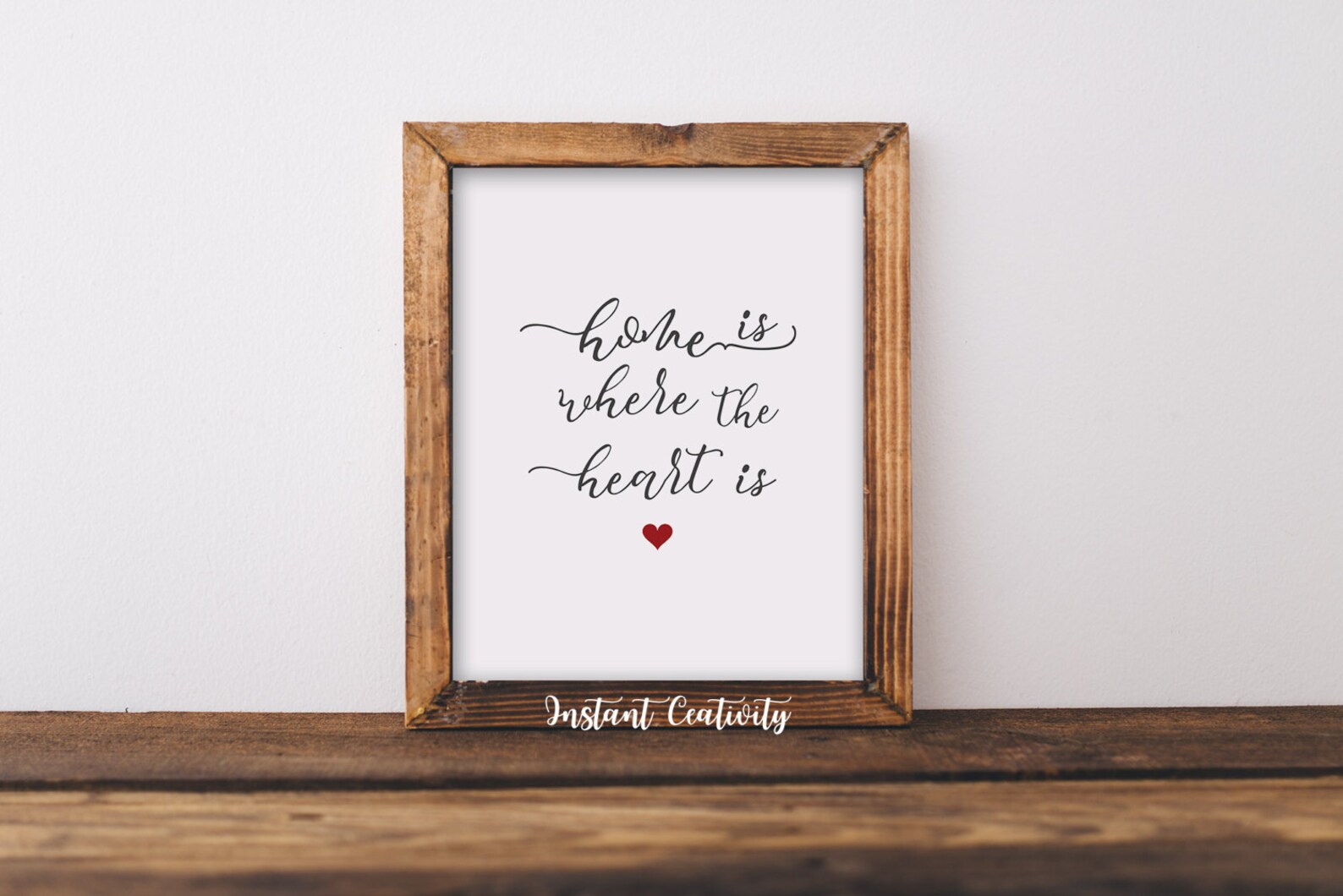 Home is Where the Heart Is Home Decor Home Wall Art Etsy