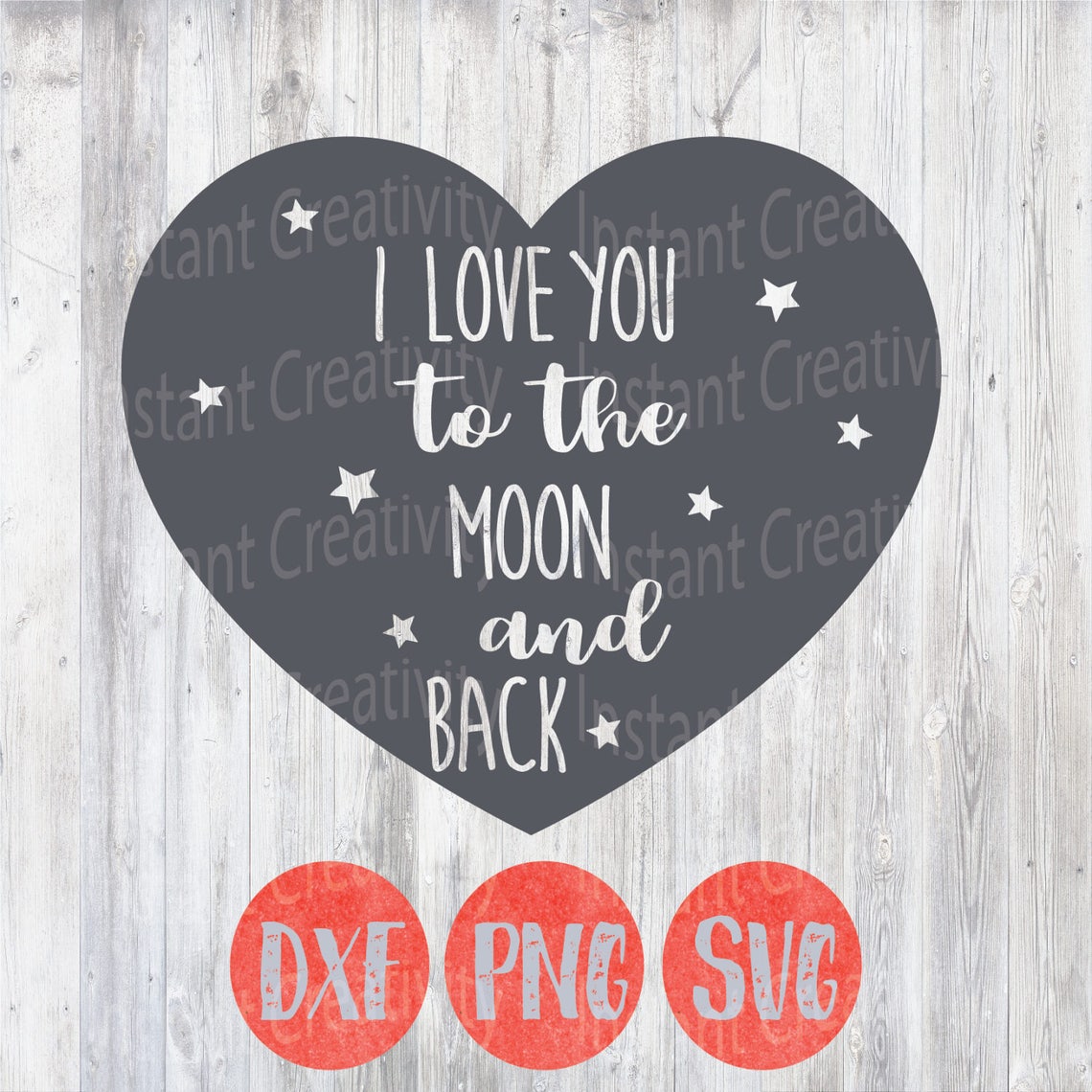 I Love You to the Moon and Back Svg Files Nursery Svg Love - Etsy