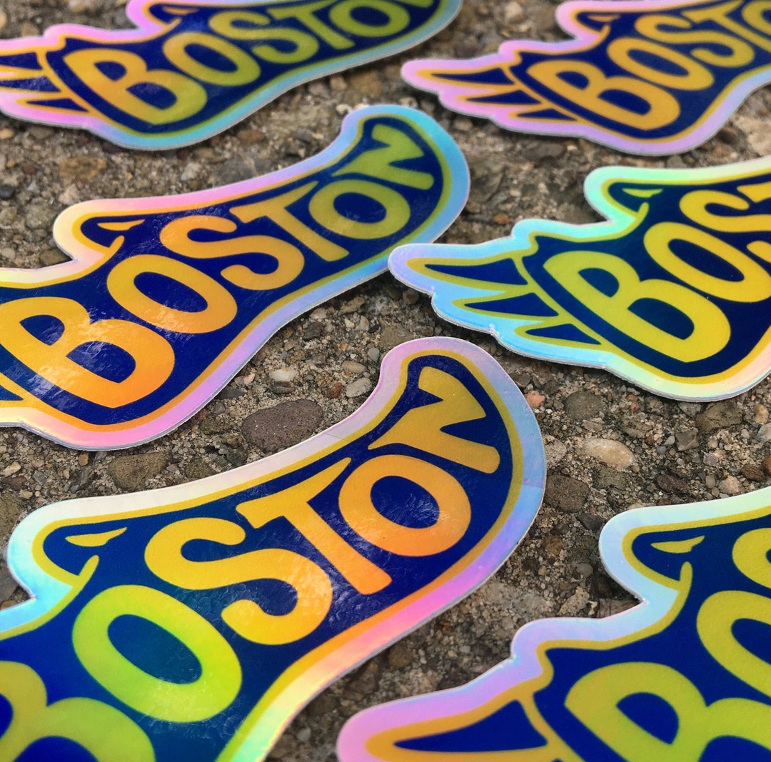 Boston Marathon Shoe Sticker 5-pack: Holographic 26.2 Runnah - Etsy