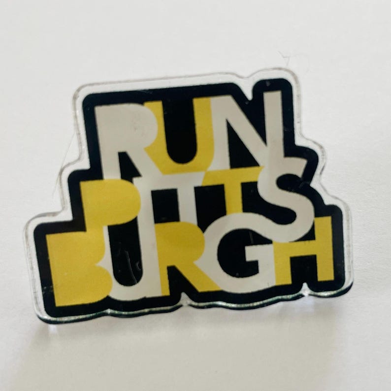 Loading Button Card Run Pittsburgh Button: Show Your City Pride - Etsy