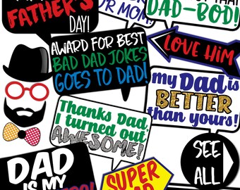 fathers day photo booth ideas