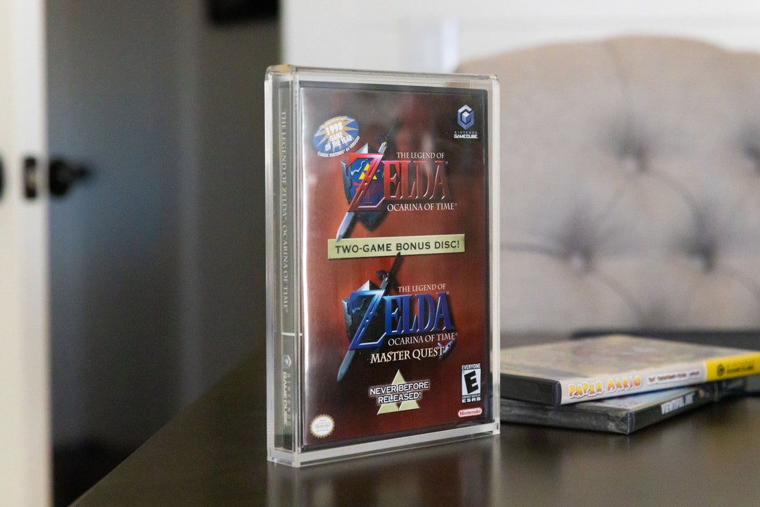 Gamecube Game Case Cartvault Acrylic Storage for Retro Video Games Tray Bin Collector Case Game