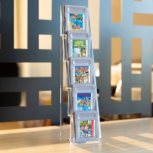 Gameboy-gamecartridge CartRizer Modular 5 gamedisplaystandaard voor retro videogames Game Boy acryl