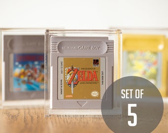 Vetrina per cartucce Game Boy, CartVault in acrilico (set da 5)