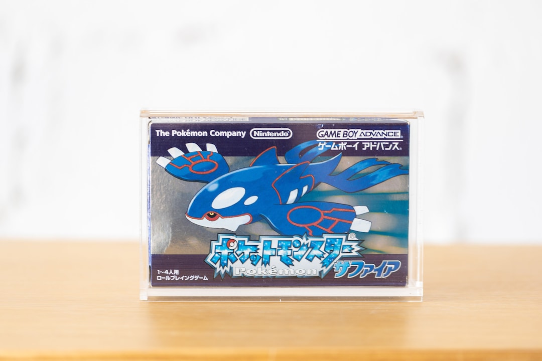 Japanese Game Boy Advance Game Box: Acrylic Cartridge Storage - Etsy