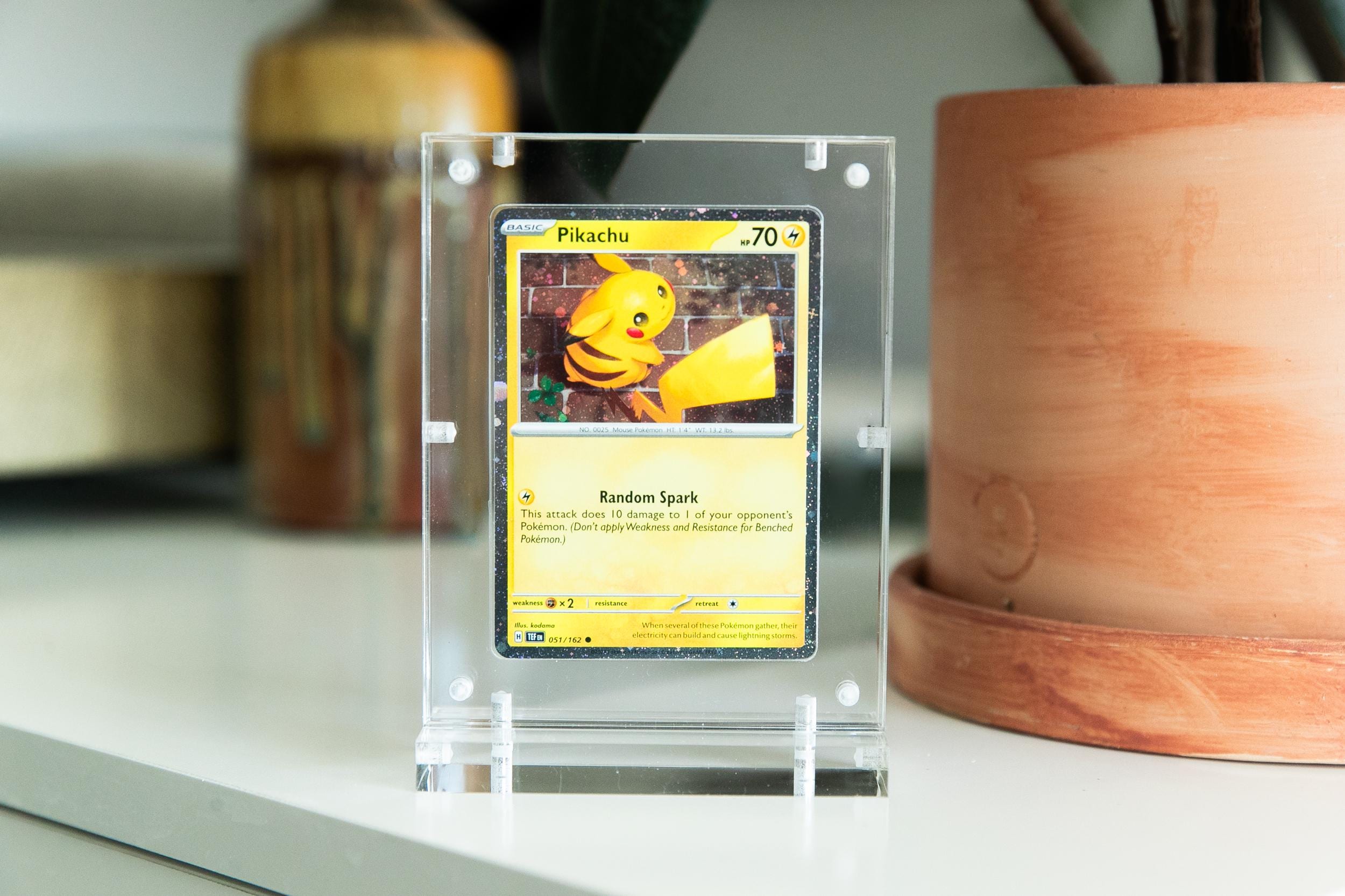 Set of 3x Modular Pokemon Trading Card Cardstax Display Case Stands for ...