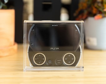 Système de stockage portable Playstation CartVault acrylique pour système PSPgo Sony pour jeux vidéo rétro, boîtier de collection