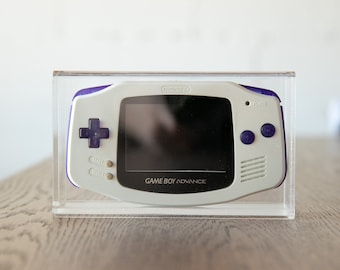 Game Boy Advance System CartVault Acrylic Gameboy Advance System Storage for Retro Video Games Tray Bin Collector Case