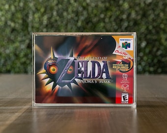 Set of 5 N64 Game Box Updated CartVault Acrylic Nintendo 64 Cartridge Storage for Retro Video Games Tray Bin Case Displays | BitLounger