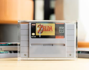Étui pour cartouches de jeu SNES résistant aux UV - Acrylique CartVault Storage