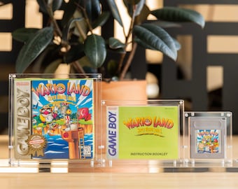 Game Boy Boxed Game avec support acrylique pour Game Boy Color et Advance, Mode d'emploi | BitLounger DeKonstruct résistant aux UV à plus de 90 %