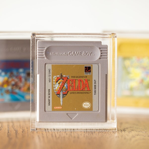 BitLounger Game Boy Game Cartridge CartVault Single Game Cartridge Display Case for Retro Video Games Gameboy
