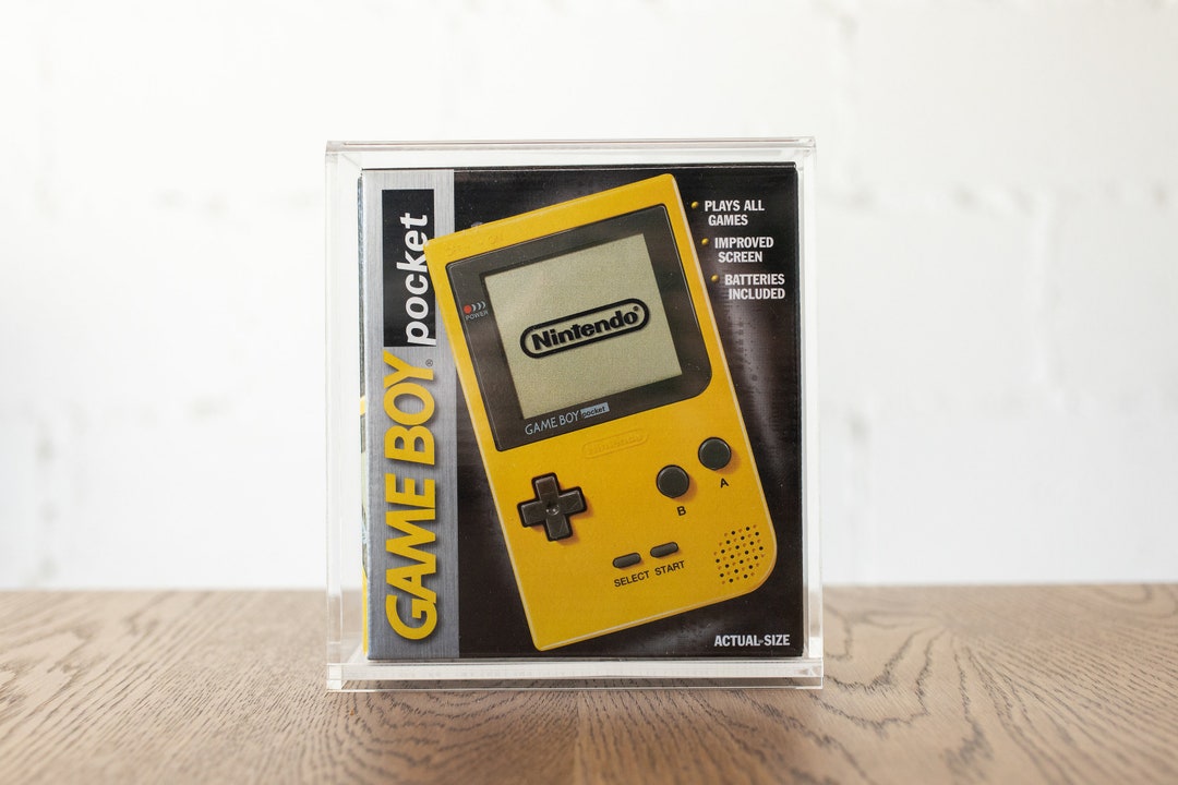 Bitlounger Game Boy Pocket Console Box Cartvault Acrylic Gameboy ...