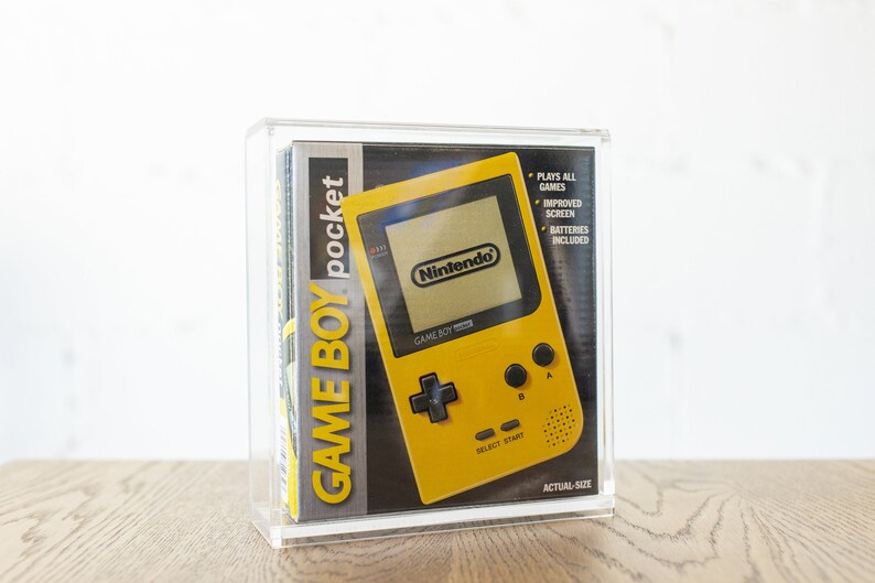 Bitlounger Game Boy Pocket Console Box Cartvault Acrylic Gameboy ...
