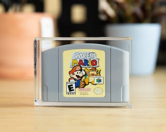 Boîte de jeu BitLounger Nintendo 64 CartVault acrylique N64 cartouche de stockage pour jeux vidéo rétro bac collecteur cas