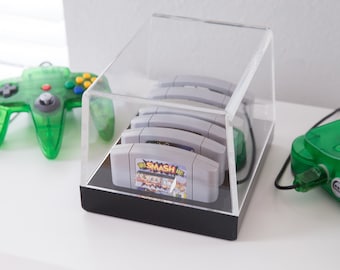 Acrylic N64 Game Cartridge Storage | BitLounger UV Resistant Case
