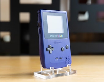 Soporte de exhibición para Game Boy Color, bandeja de almacenamiento para videojuegos retro, estuche para coleccionistas, resistente a los rayos UV (más del 90 %)