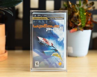 Étui de jeu Sony UMD CartVault acrylique Playstation système de stockage portable pour système de stockage pour jeux vidéo rétro, boîtier de collection