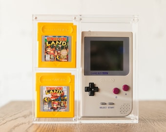 Original Gameboy DMG BuddyBox Acrylic Gameboy Pocket and Color System Storage for Retro Video Games Tray Bin Collector Case