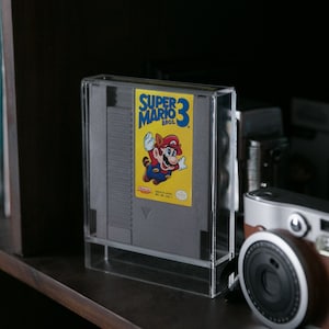 BitLounger NES CartVault アクリル製 任天堂エンターテイメントシステム カートリッジ収納 レトロビデオゲーム用トレイビン