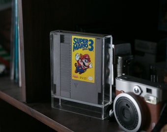 BitLounger NES CartVault Acrylic Nintendo Entertainment System Cartridge Storage for Retro Video Games Tray Bin