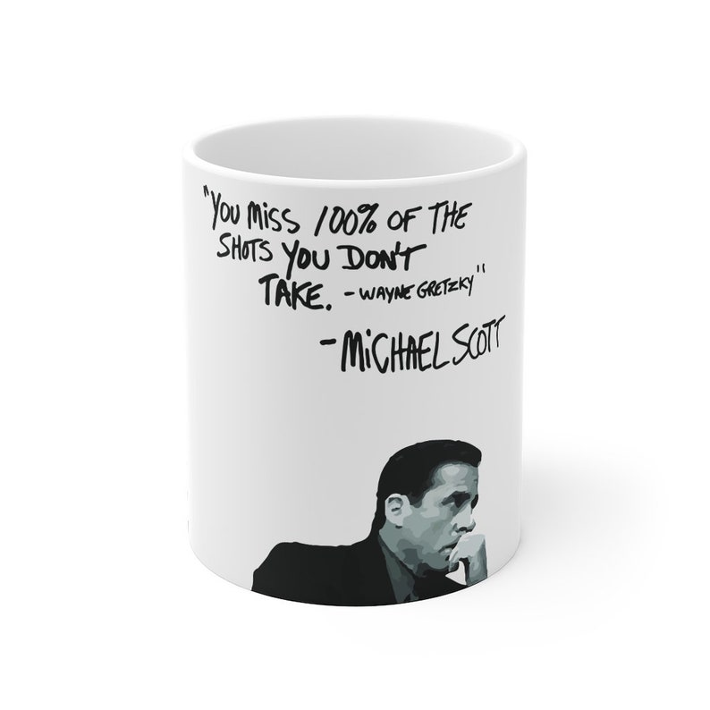 Michael Scott Infamous Quote Wayne Gretzky From The Office image 1