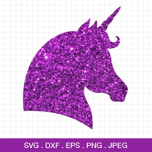 Unicorn head svg, Unicorn horn svg, Unicorn svg, Unicorn birthday svg, files for Cricut, Silhouette, Unicorn cut file