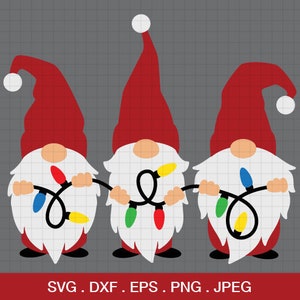 Christmas Gnomes SVG, gnome svg, merry christmas svg, gnome for holidays svg, gnomes svg, cricut files, Silhouette files